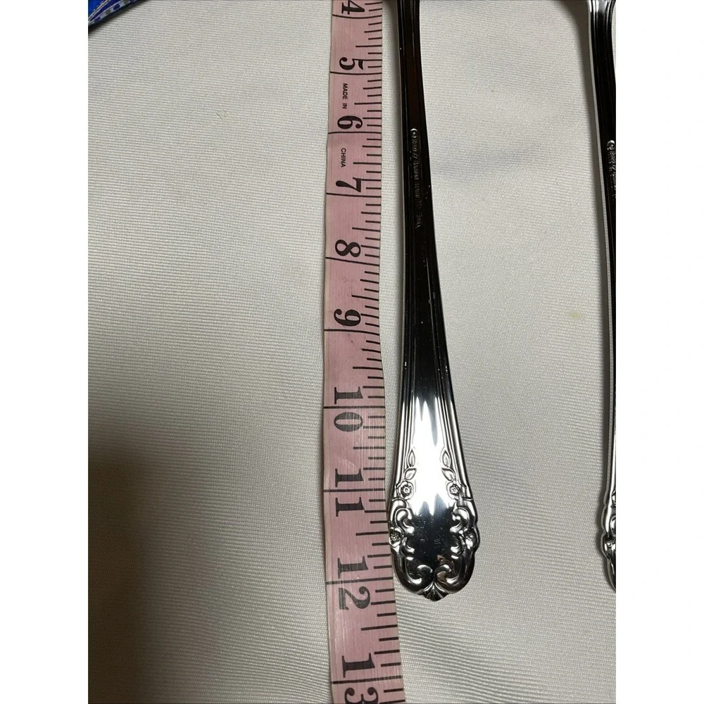 Reed & Barton Saville Garden Salad Serving Set Stainless Steel